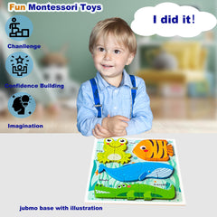 HT HONOR TRUST color and shape learning puzzle promoting cognitive sorting