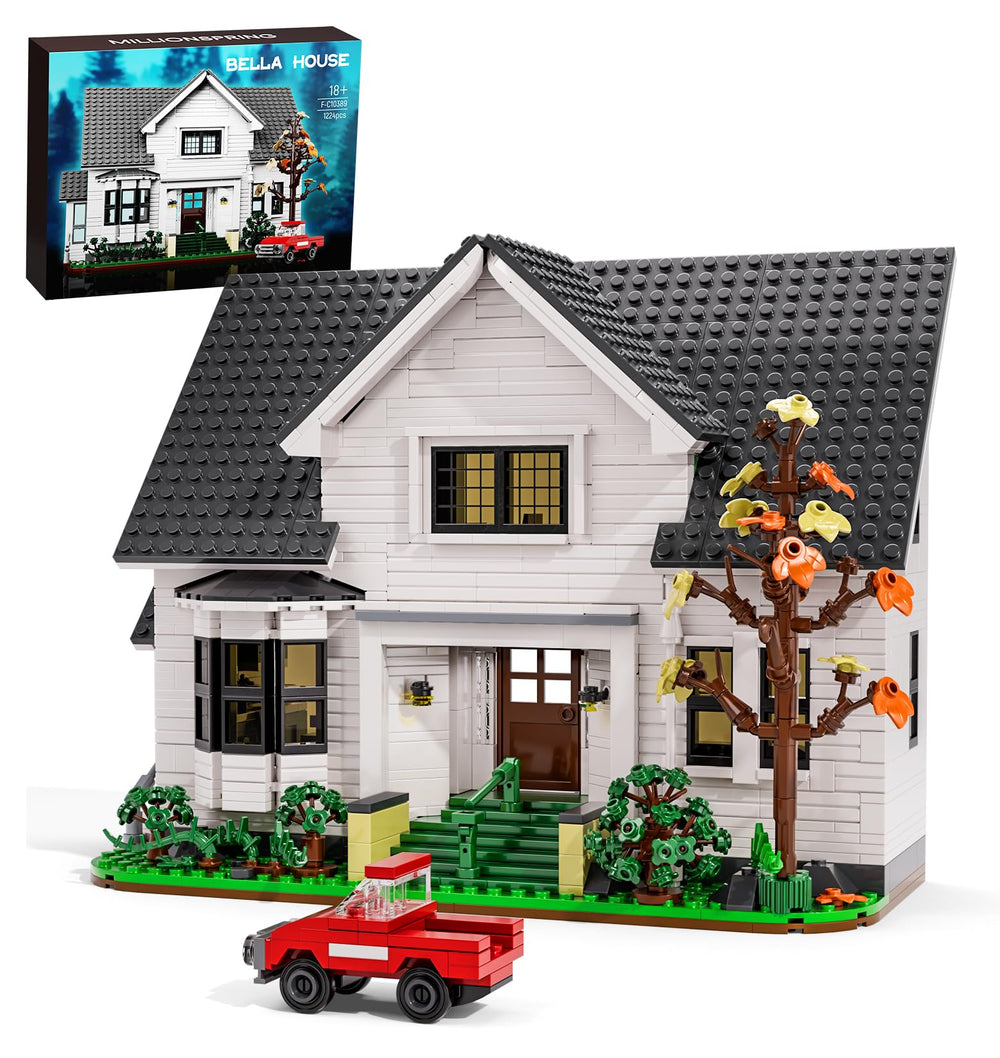 HTOWPMLS Bella House Block Set front exterior view for elegant display