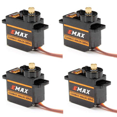 HTRC EMAX ES08MA II 12g servo front view for precise RC control