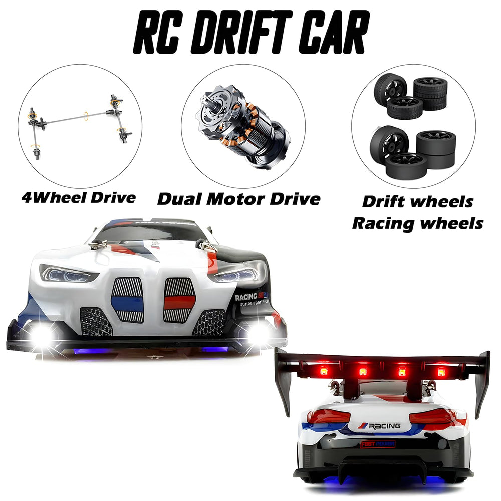 HTURCCOP remote control 2.4GHz for stable, responsive steering.