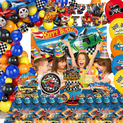 htwhvt cupcake toppers complete the racing car cake with coordinated accents