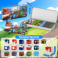 HtZestToysiop magnetic blocks on an iron box surface for versatile travel setups.
