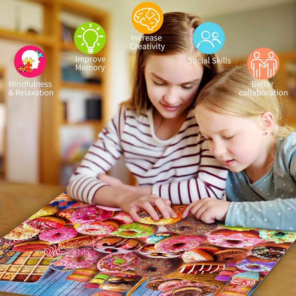HUADADA family puzzle night: hours of relaxed challenge for shared conversation