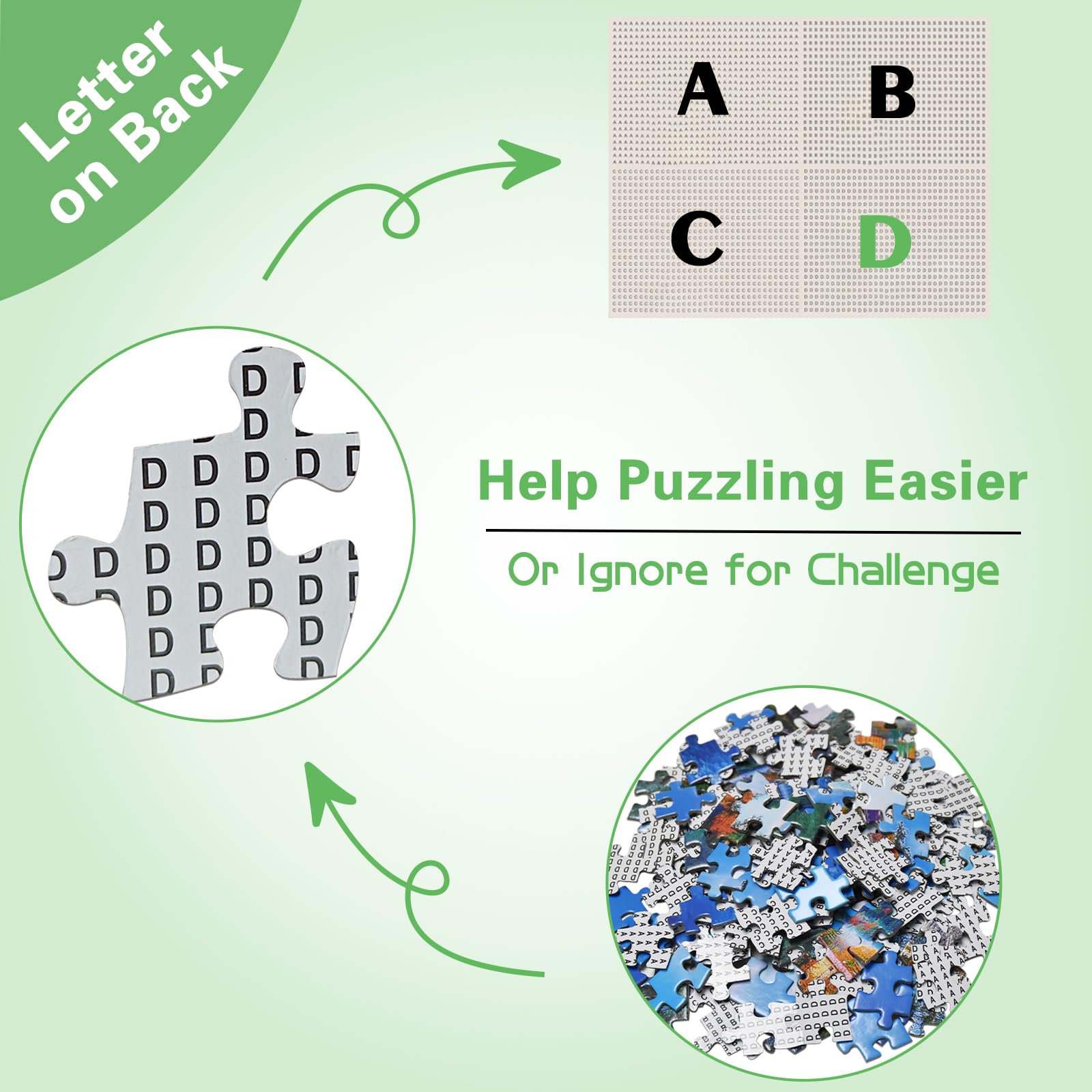 HUADADA interlocking pieces align smoothly for satisfying puzzle completion