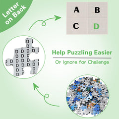 HUADADA interlocking pieces align smoothly for satisfying puzzle completion
