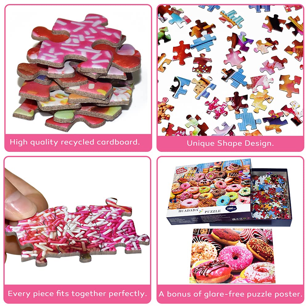 HUADADA color surface film puzzle: vibrant colors that stay fresh for display