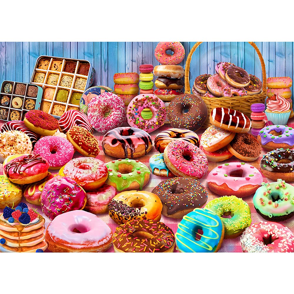HUADADA jigsaw donuts interlock back letters: precise fit for smooth assembly