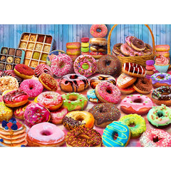 HUADADA jigsaw donuts interlock back letters: precise fit for smooth assembly