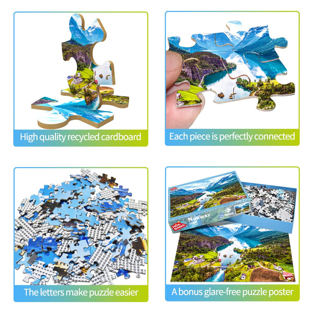 HUADADA poster included 70x50 cm supports planning and display