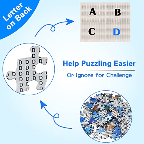 HUADADA poster-ready puzzle finish displayed as wall art
