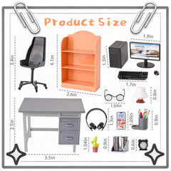 HuaDeLaima storage rack keeps tiny office organized