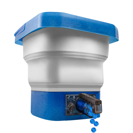 HUAFUNWIN Collapsible Gel Ball Bucket built-in strainer aids quick drainage and fast reloads