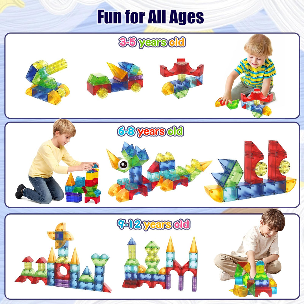 Huaker magnetic blocks Montessori learning toy supports early STEM skills and engaged learning