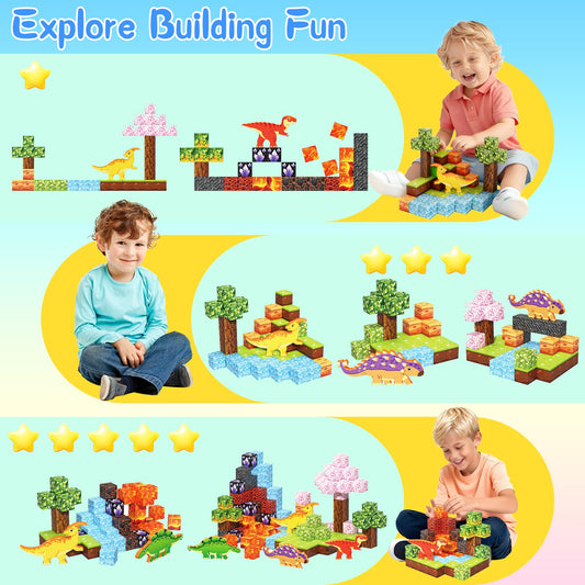 The 1-inch size blocks provide sturdy, easy-to-handle construction for small hands.