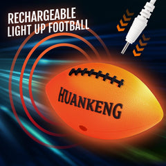 HuanKeng football pump included for fast at-home setup.