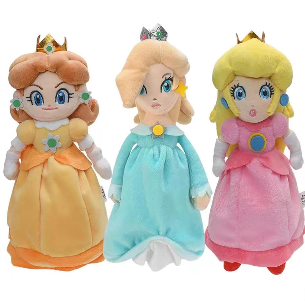 HUAWELL Princess Peach plush front view with soft fabric for cozy play