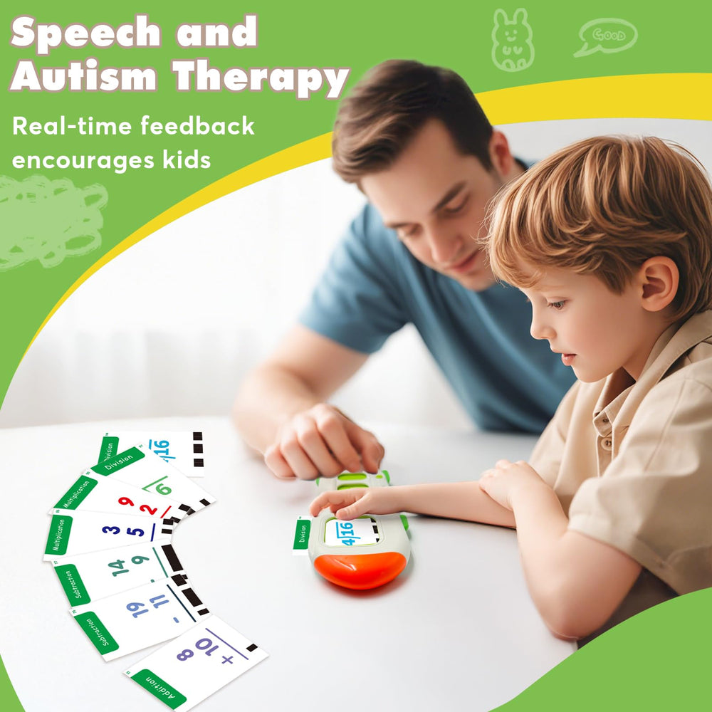 HubFIVY Math flash cards support addition and number sense through play.