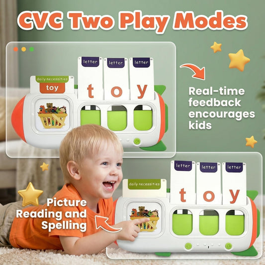 HubFIVY flash cards spelling focus uses interactive sounds for immediate feedback.