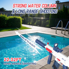Hugeway dual-tank design extends playtime during pool and beach sessions.