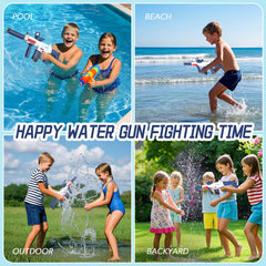 Hugeway water gun is easy to assemble for quick setup by kids and adults.