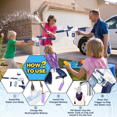 Hugeway two batteries and tanks ensure longer play sessions