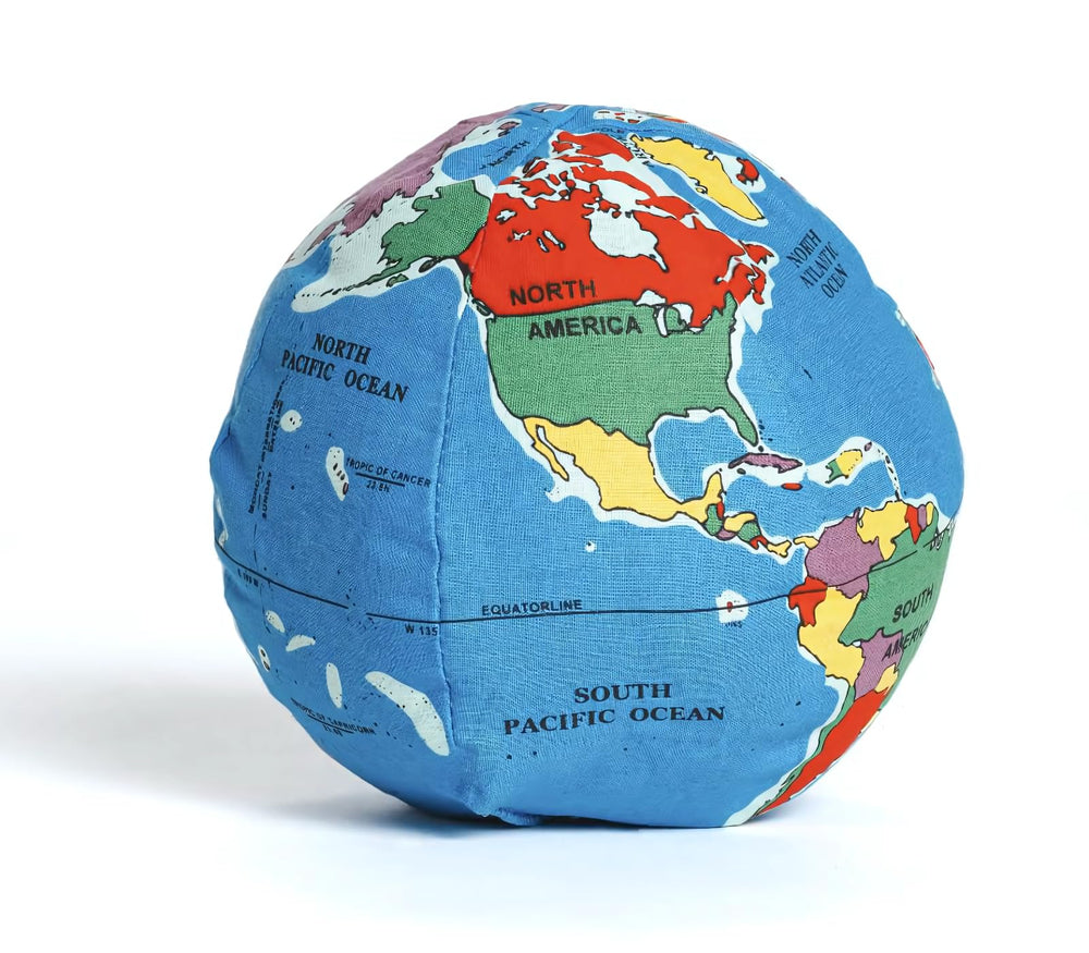 Hugg-A-Planet Baby Earth 6-inch plush for bedtime cuddles.