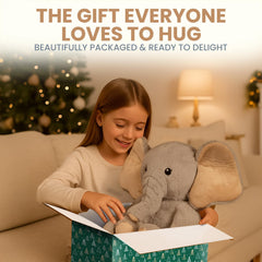 Durable stitching on Hathi Elephant plush for long-lasting cuddles