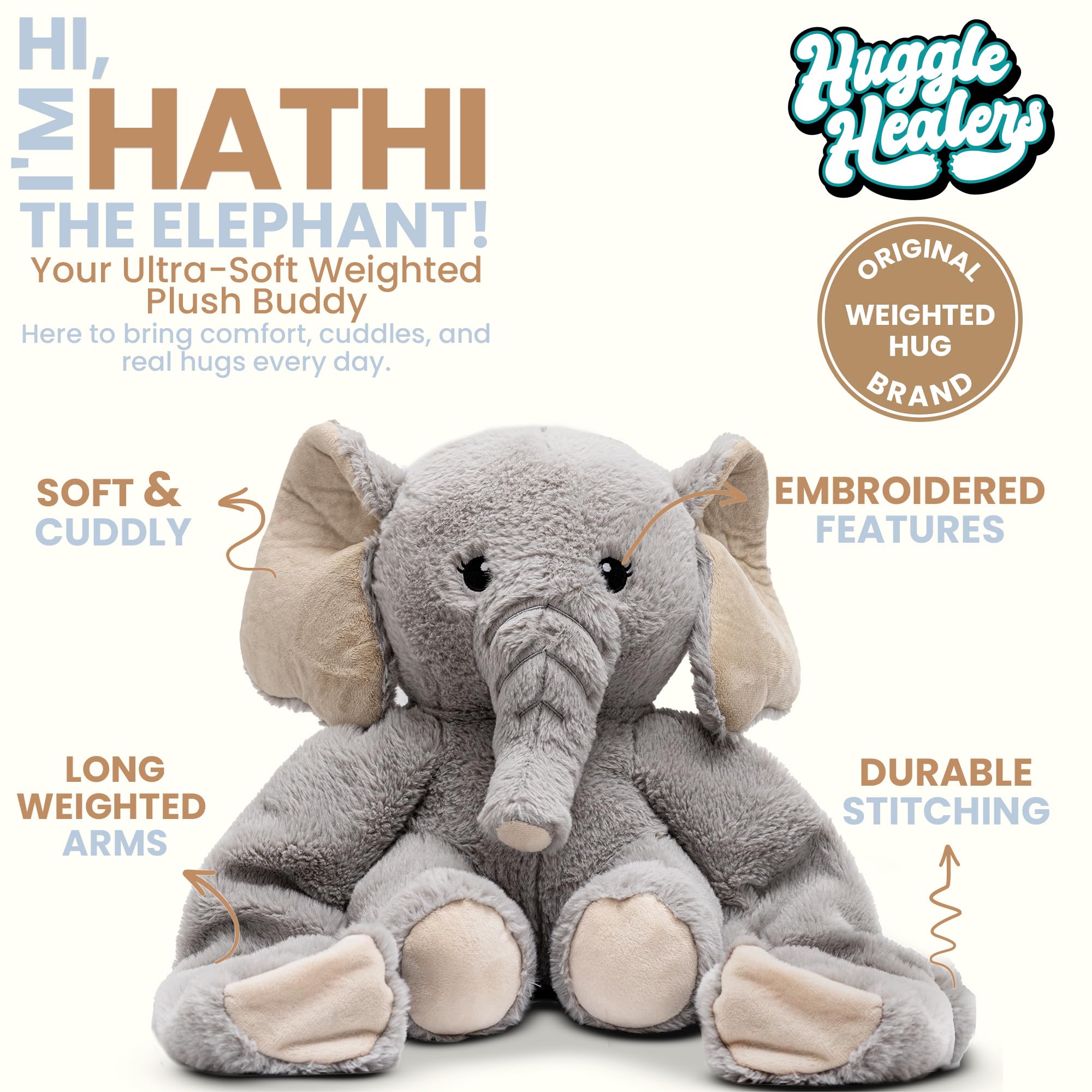 Safety certified Hathi Elephant plush by CPSIA and ASTM