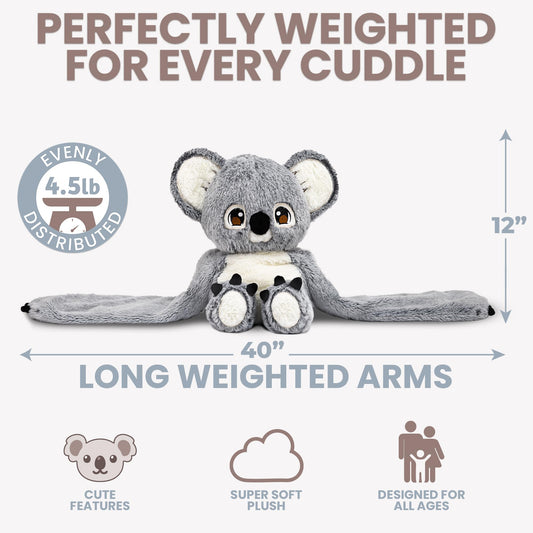 Noa Koala plush with durable construction for lasting cuddles.