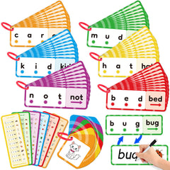 HugHush CVC Word Games set cover organized for easy storage and travel.