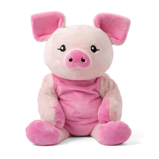 HUGIMALS Harper the Pig front view weighted plush for calming hugs