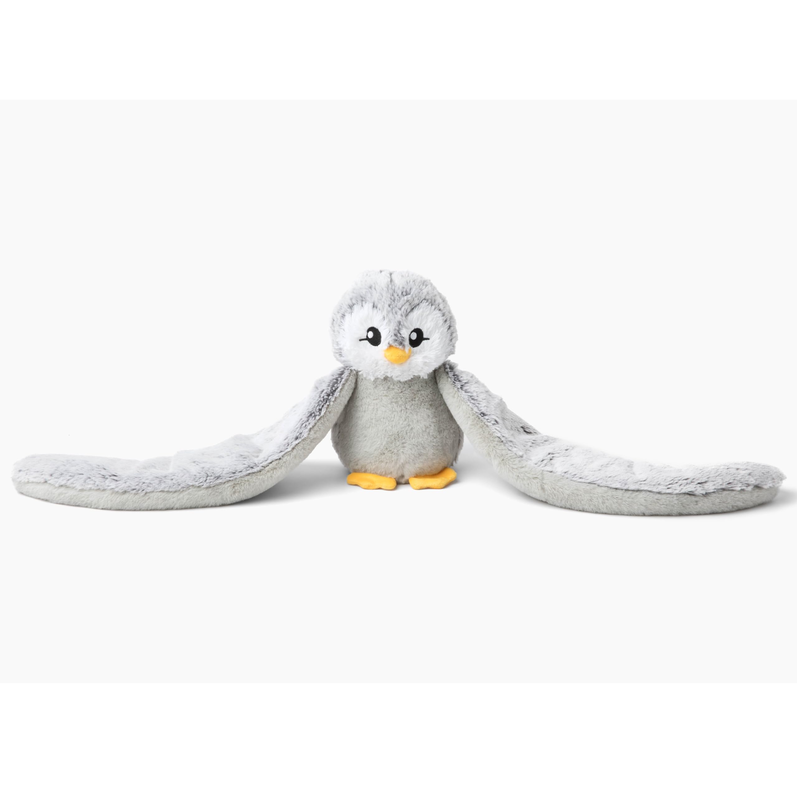 Hugimals Pax Penguin wrap-around arms extended for full-body hug reach and relaxation