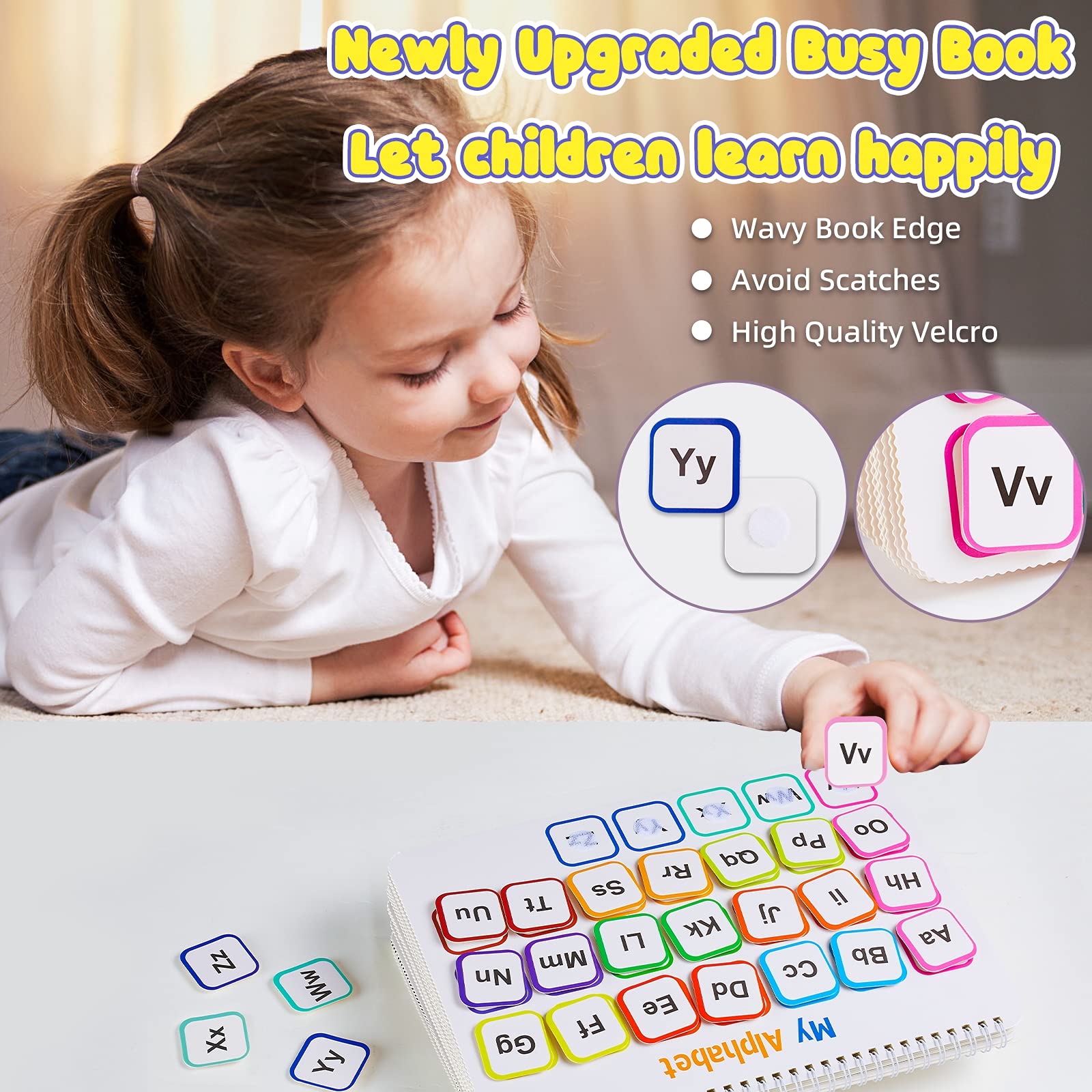 Huijing Busy Book safety-certified materials ensure safe learning for toddlers