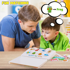 Huijing Busy Book weather and seasons pages nurture memory and pattern recognition
