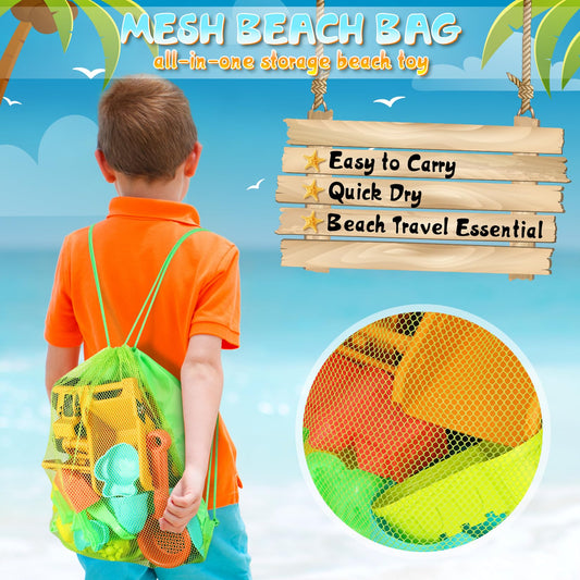 HUITEM Beach Sand Toys two construction trucks for digging fun