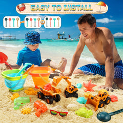 HUITEM mini water toys for splashy beach play with friends