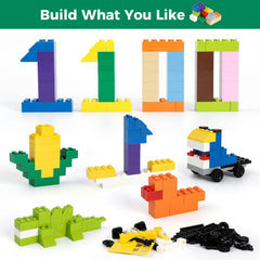 HUIZDQ colorful bricks supporting creative mixed-color builds