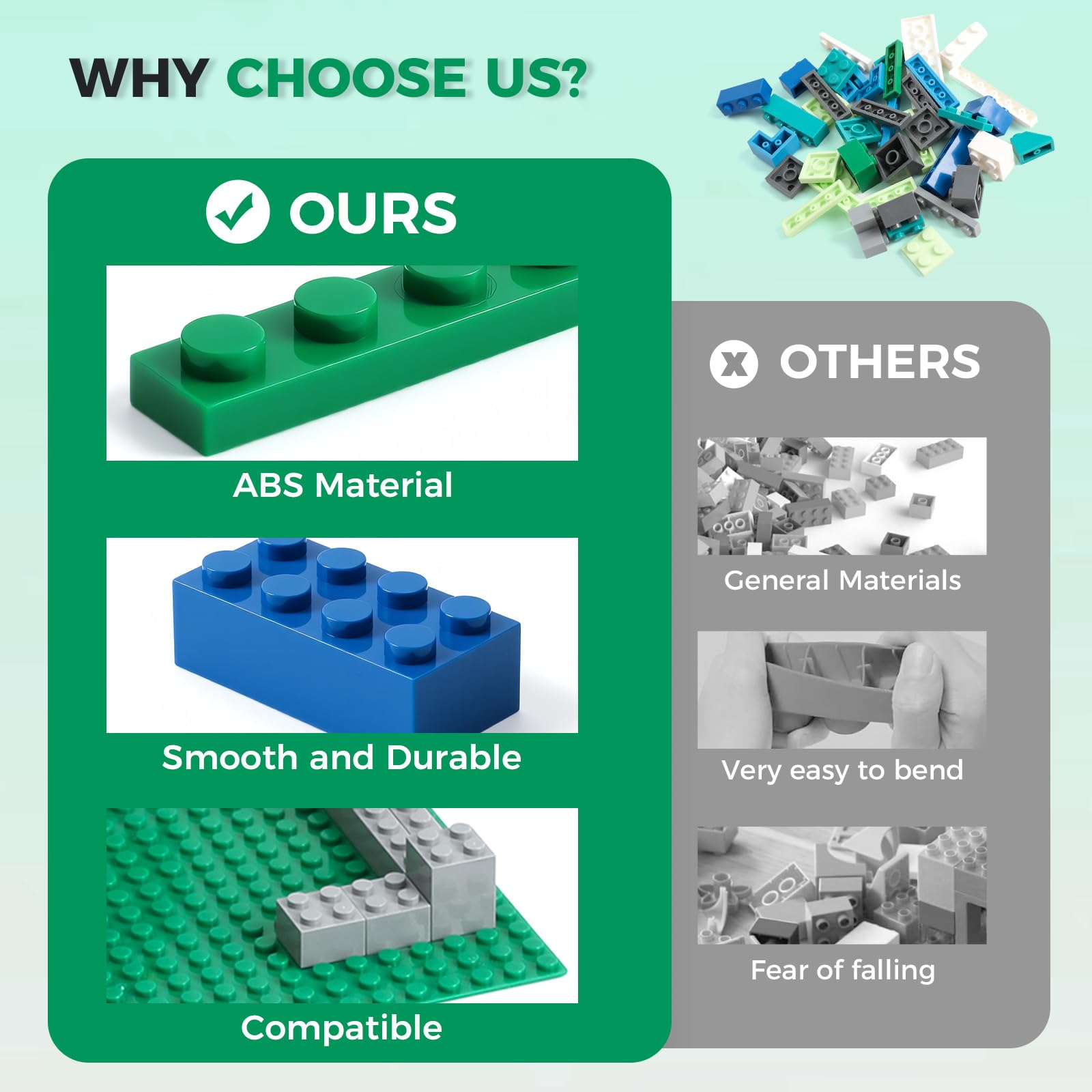 HUIZDQ durable premium plastic bricks for lasting use