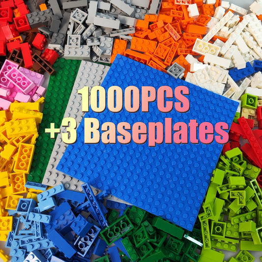 HUIZDQ blue base plate for creative stacking and tall structures