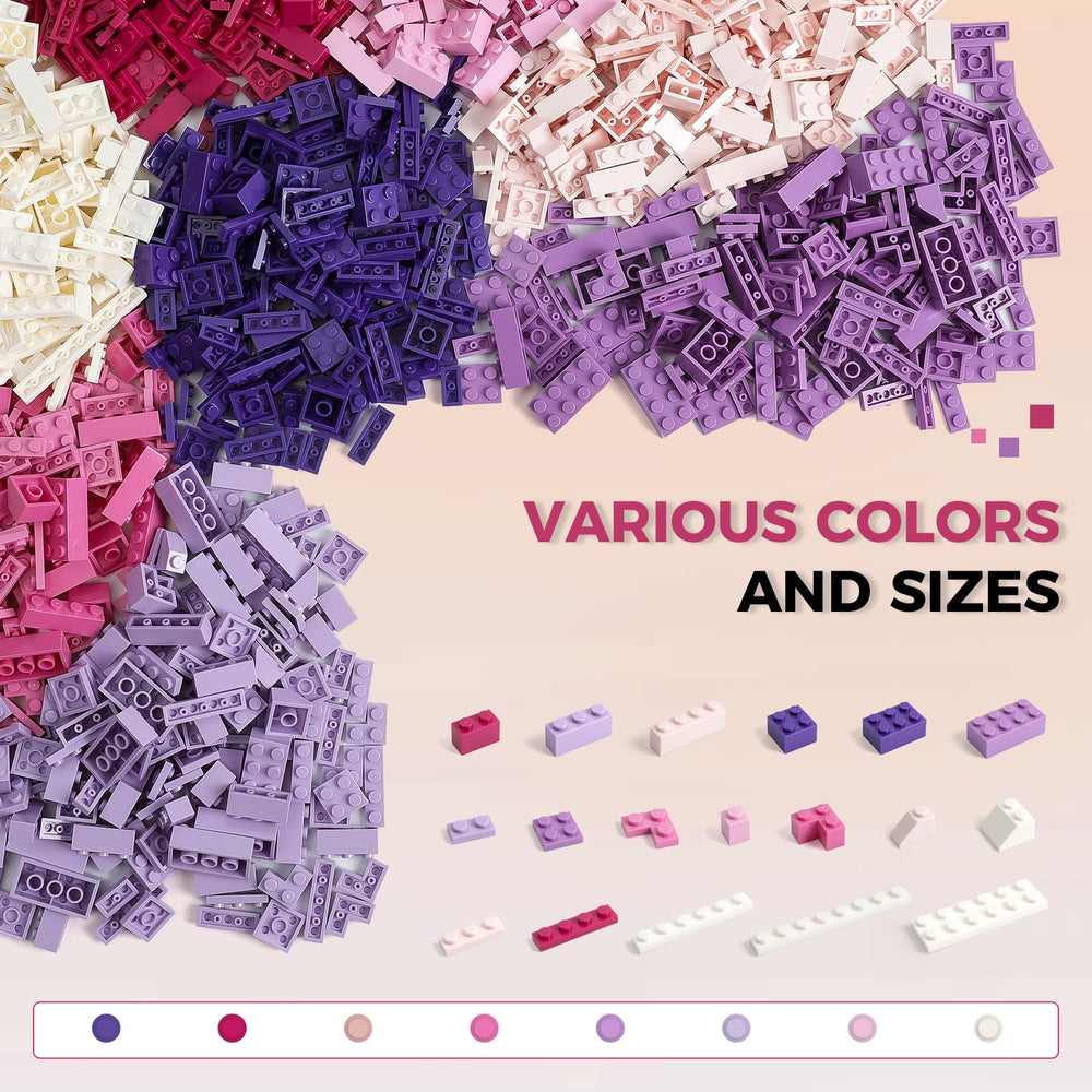 HUIZDQ colorful construction bricks support fine motor skills during playtime.