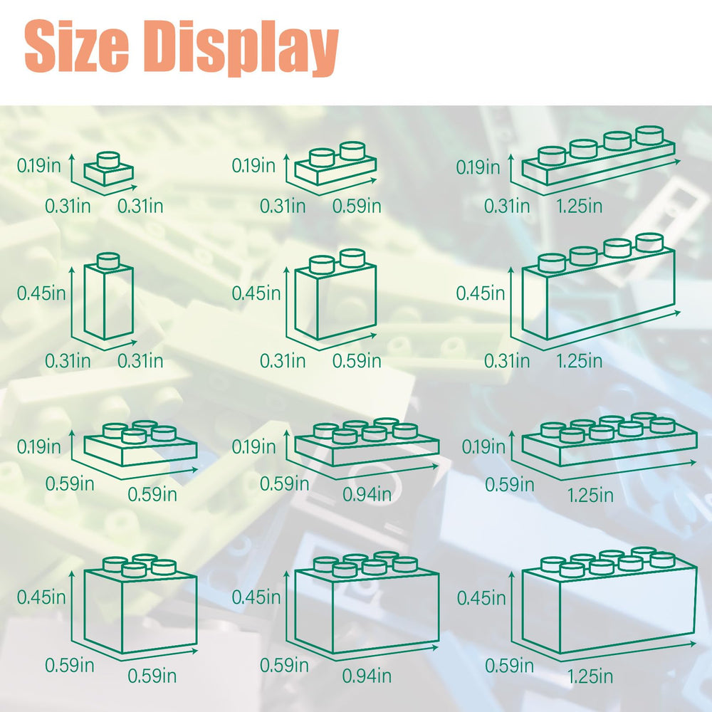 HUIZDQ white blue green pieces support wheels doors and windows