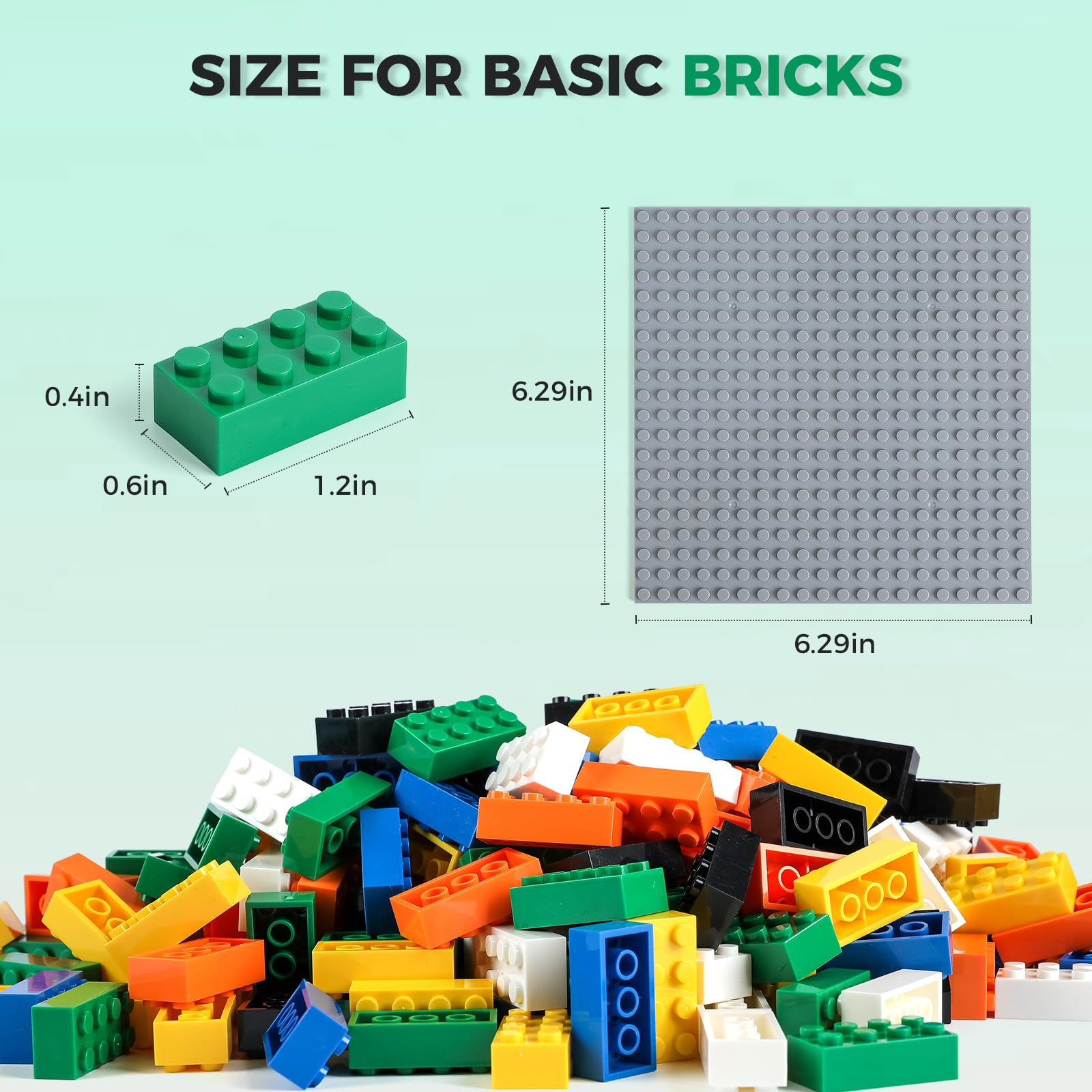 HUIZDQ yellow 2x4 bricks stimulate colorful construction and focus.
