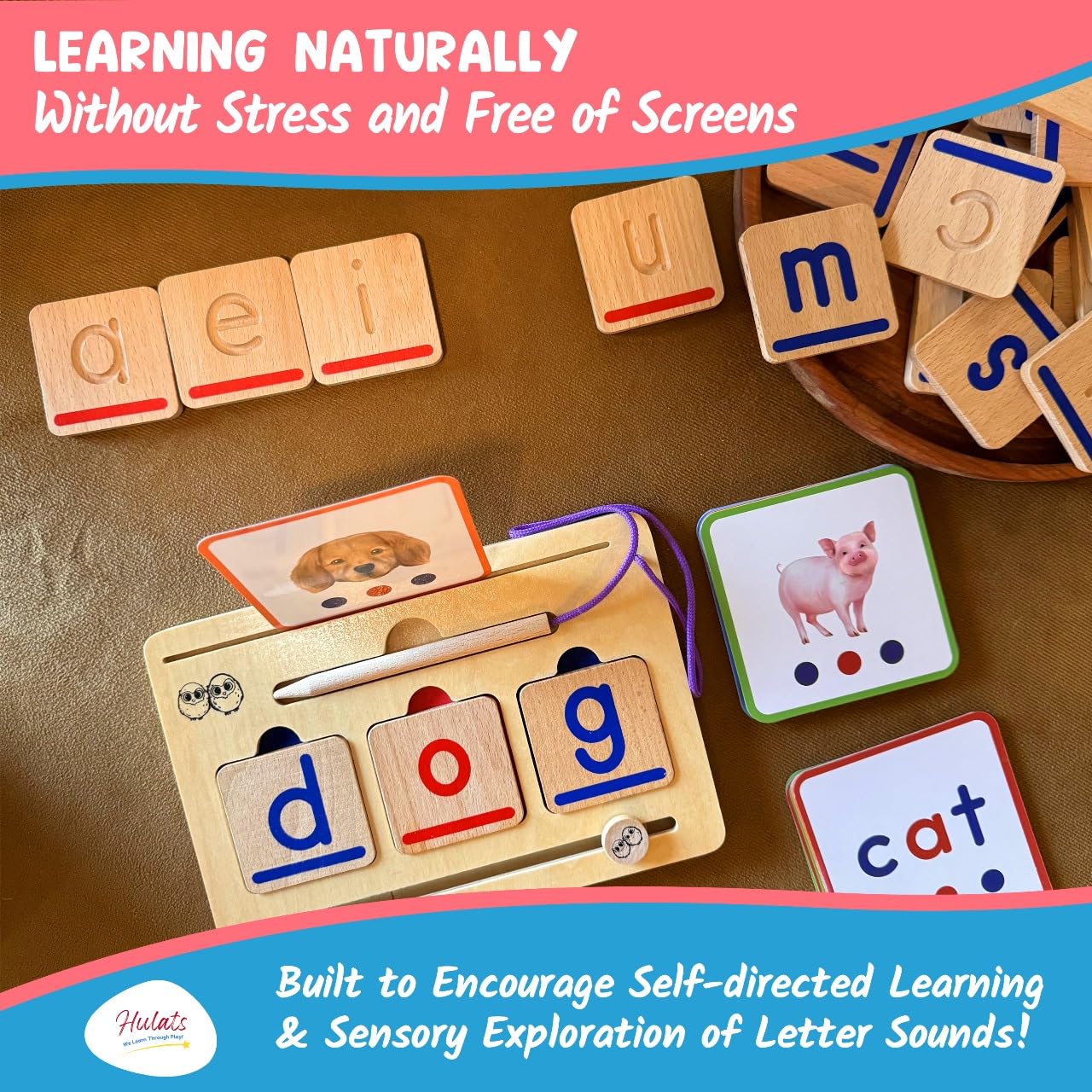 Hulats CVC Word Magic hand-painted illustrations enrich learning experiences.