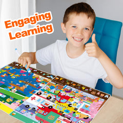 Hulupiggy Search and Find dry-erase markers – easy, clean, reusable practice notes.