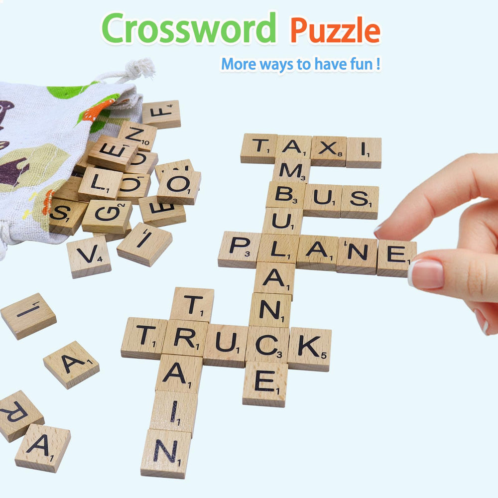Humerry alphabet tiles boost tactile CVC word building skills.