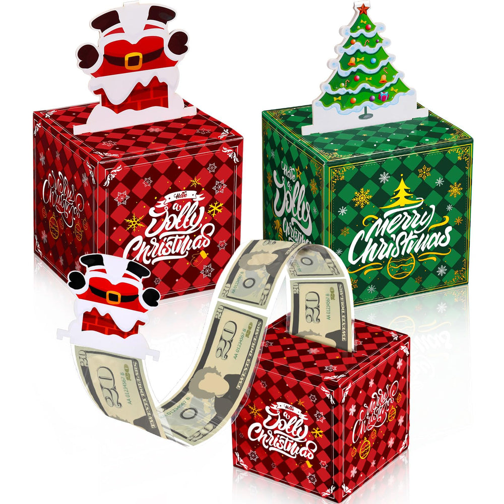 Humyoun Christmas money box rooftop Santa design for festive cash gifts