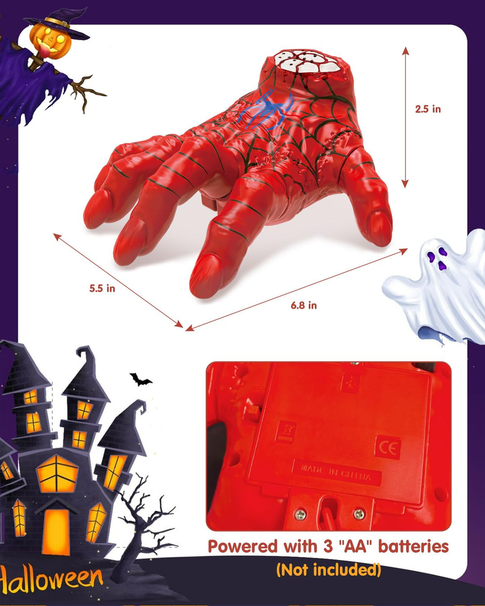 Humzo Durable reinforced plastic withstands active kid play and parties.