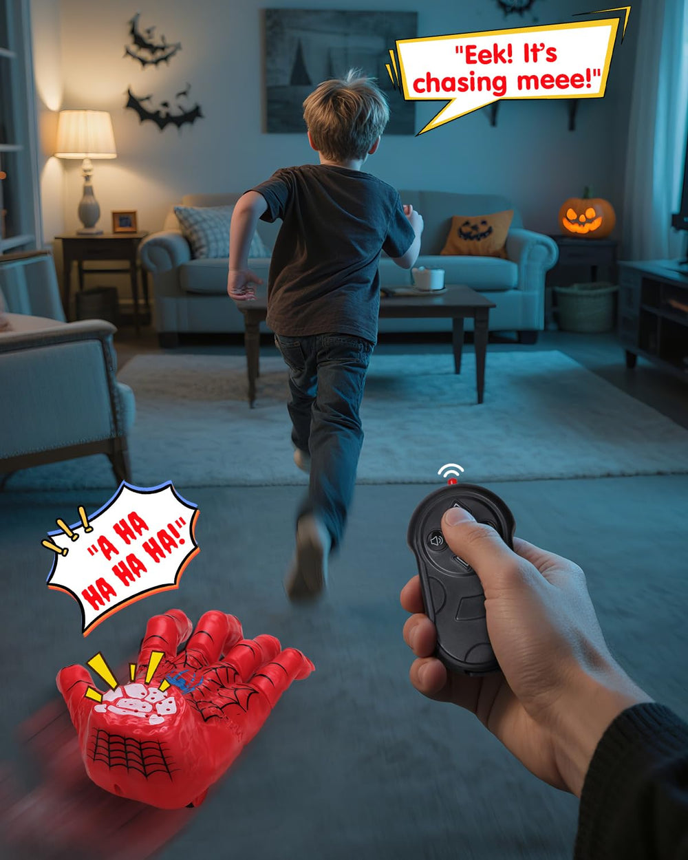 Humzo RC Toy Thing Hand 360-Degree Spin adds interactive fun and surprises.