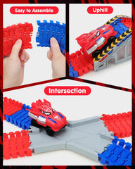 Humzo Spider Tracks 212-piece set with flexible tracks for endless layouts