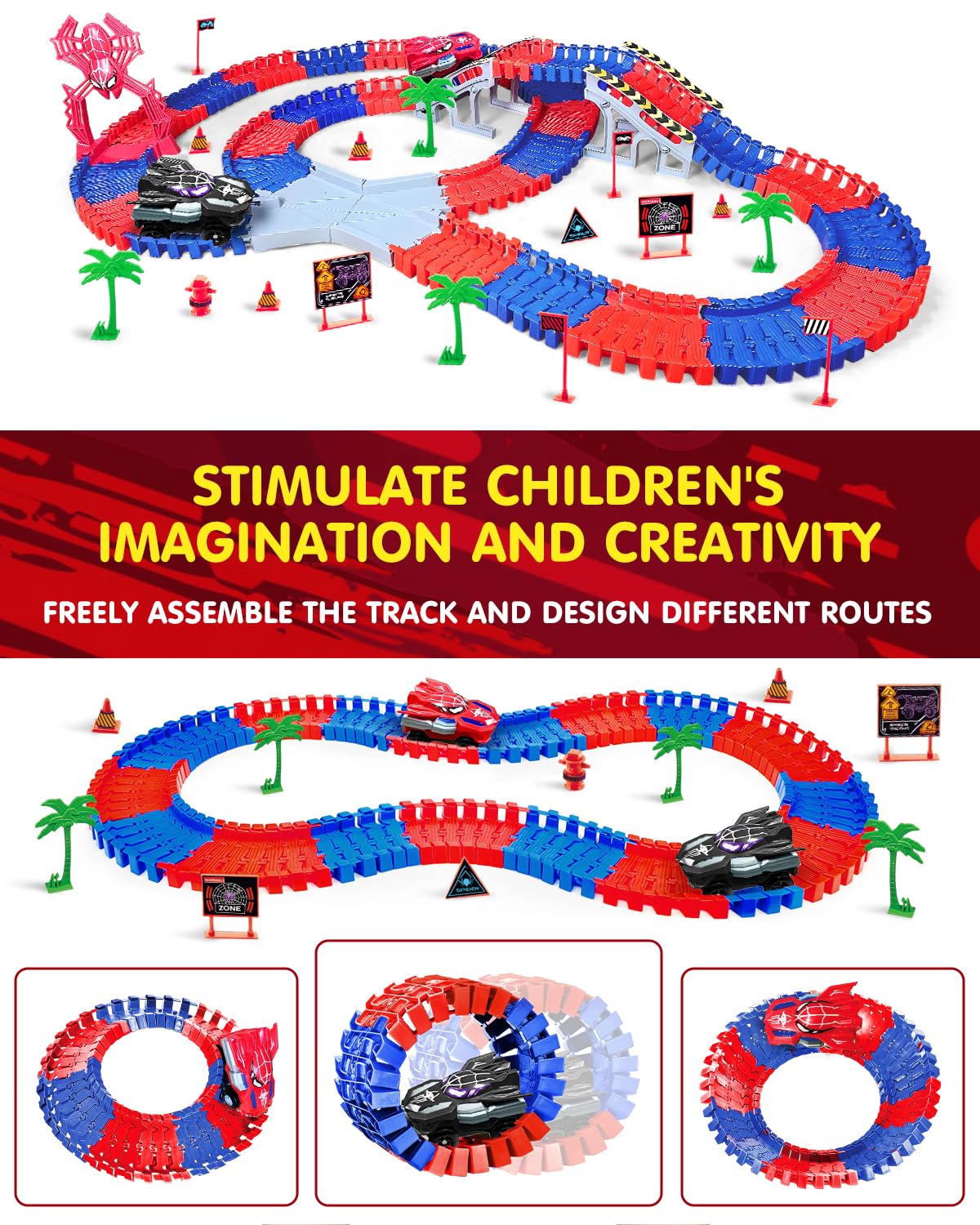 Humzo Spider Tracks kids playing together to foster teamwork